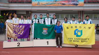 Our ladies’ 4X100m relay team broke the record of the meet